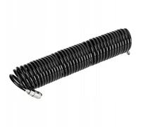 NEO TOOLS Manguera en espiral de 8,0 x 12 mm/15 m (hasta máx. 16 bar, hasta 15 m, de poliuretano resistente). Cable de suministro de aire comprimido, cable del compresor a las pistolas de soplado