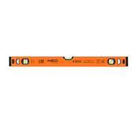 NEO TOOLS Nivel de burbuja de aluminio, nivel de burbuja de aluminio, precisión de 0,5 mm/m, precisión de alta precisión, nivel de burbuja con 3 burbujas, 40-180 cm
