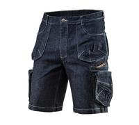 Neo tools pantalones cortos de trabajo para hombre, costuras reforzada