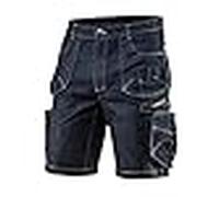 Neo tools pantalones cortos de trabajo para hombre, costuras reforzada