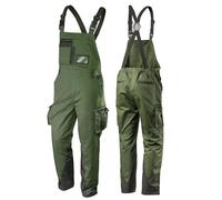 NEO TOOLS Pantalones de trabajo | Talla XS - XXL | Peto CAMO | Trabajo Workshop Heavy Duty Pantalones | EN ISO 13688:2013, verde oscuro, XXL