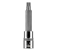 NEO TOOLS Punta de Spline en tuerca 1/2 | M8 | Longitud 100 mm | Fabricado en acero CrV | Cabeza hexagonal Impresa Tamaño Inserto Tuerca | Tuerca Spline 08-742