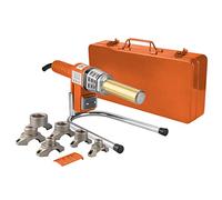 NEO TOOLS Soldadora de tubos de plástico, 700 W, 3 manguitos térmicos, tamaño 20, 25, 32 mm, para tuberías: PE, PP, PB, fuente de alimentación 230 V, 50 Hz, potencia 700 V, temperatura de cabeza máx