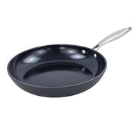 NERTHUS FIH 1632 Sartén Cerámica 24 cm, Antiadherente, Apta para Todo Tipo de Cocinas, Base Difusora, Mango Acero Inoxidable