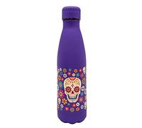 NERTHUS FIH 906 Botella Doble Pared 500 ml Acero Inoxidable Calavera, Termo Doble Pared para fríos y Calientes