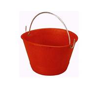 NESPOLI-Cubo de Albañil Con Mango Rojo 36 Cm