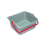 Nespoli Cubo de Pintura EasyTouch de 10 litros, Cubo de Pintura con Mango de plástico Resistente, para Superficies amplias y Uso repetido con Rodillo de Pintura, Rejilla no incluida