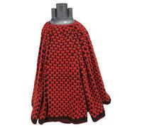 Nespoli Fregona de Tiras 100% Microfibra de Paño, Gran Capacidad de Absorción, Resistencia y Gran Durabilidad, Color Rojo