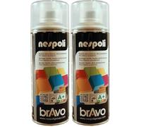 Nespoli Pintura en Spray, Color Barniz Incoloro, Efecto Satinado, 400 ml, Acabado Profesional (Paquete de 2)