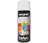 Nespoli Pintura en Spray, Color Blanco Intenso, Efecto Satinado, 400 ml, Acabado Profesional