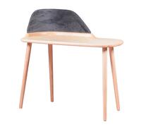 Nest Dream - Escritorio de diseño en madera de fresno y terciopelo - Cattelan Natural