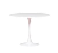 Nest Dream - Mesa de comedor redonda de diseño (100cm) - Stratus White