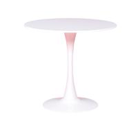 Nest Dream - Mesa de comedor redonda de diseño (80cm) - Stratus White