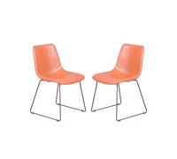 Nest Dream - Pack de 2 sillas industriales - City Orange