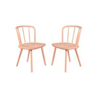 Nest Dream - Pack de 2 sillas rústicas para el comedor - Organic Natural