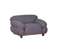 Nest Dream - Sofá de una plaza tapizado en tejido Sherpa - Olympia Gray One seat