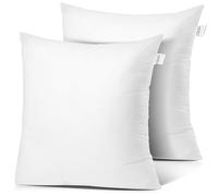 Nestl Juego de 2 Rellenos de Almohada para sofá de Cama, hipoalergénicos, Rellenos de Almohadas Decorativas, Almohadas Lisas de 16 x 16 Pulgadas