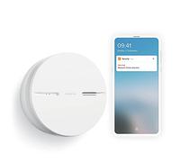 Netatmo Alarma de Humo Inteligente, batería de 10 años, Humo Conectado, autocomprobación, no Necesita concentrador, Cumple con EN14604, NSA-UK, Blanco, 11,5 x 11,5 x 4,4 cm