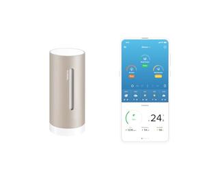 Netatmo Módulo Adicional para Netatmo Estación Meteorológica, Monitoreo de la temperatura, humedad y calidad del aire (CO2), NIM-S-WW, Accesorio, Arena