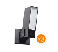 Netatmo Cámara exterior Presence – Sirena 105 dB, luz y sensor de movimiento – Negro
