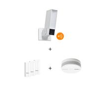 Netatmo Presencia Blanco con Sirena + DTG PRO & Sensor Inteligente de Humo en O