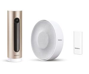 Netatmo - Sistema de alarma inteligente Smart Alarm System, dorado/blanco NBU-ICSS-EU
