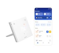 Netatmo Termostato Conectado Original para Calefacción Individual - Pack de Instalación Inalámbrico/con Cable, Soporte Incluido, Ahorro de Energía, Compatible con Matter,WiFi 2.4GHz - ETP-AMZ
