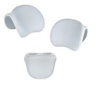 NetSpa SP-N1405173 - Reposacabezas y soporte de cristal para spa hinchable, color gris