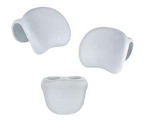 NetSpa SP-N1405173 - Reposacabezas y soporte de cristal para spa hinchable, color gris