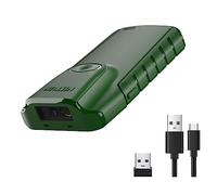 NETUM 1D Escáner de código de Barras Bluetooth, Lector de código de Barras CCD 3 en 1 Clip Trasero automático inalámbrico para escaneo de Armas Funciona con iOS Android Windows MacOS Tablet (1D E740)