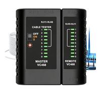 Network Cable Tester Multifunctional Wire Continuity Signal Detector | Multifunctional Ethernet Cable Tester Wire Continuity Signal Detector Termination Voltage Data Tool for Electricians Circuit