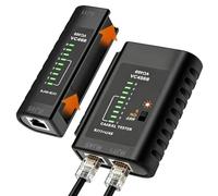 Network Cable Tester, Multifunctional Wire Continuity Signal Detector Tool | Ethernet Cable Tester for Circuit Wiring, Voltage Data Signal Termination and Electrician Testing