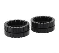 Neumáticos de rueda de repuesto, paquete de 2/4, goma antideslizante para M6 6110 6012 6112 6113, diseño de agarre, fácil instalación, prolonga la vida útil del robot limpiador (paquete de 2)