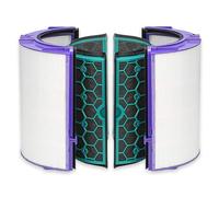 Neutop Filtro HEPA de vidrio de 360 grados y filtro de carbón activado compatible con Dyson Pure Cool DP04 HP04 TP04 ventilador de torre purificador de aire