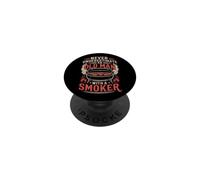 Never Underestimate An Old Man with A Smoker Funny Pitmaster PopSockets PopGrip Adhesivo