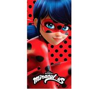 New Import NI-821-256 Toalla de Playa con Diseño Lady Bug, Poliéster, Multicolor, 30x5x35 cm