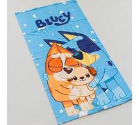 Moose Toys Toalla de playa Bluey 100% algodón 70 x 140 cm diseño infantil Azul (Abrazo)