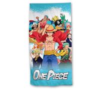 New Import Toalla de playa de una pieza, personajes de anime, sombreros de paja Luffy y Crew