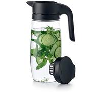 New Tupperware Clearly Elegant - Jarra (1,7 L, tapa negra)