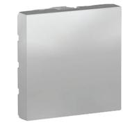 Tapa ciega 2 módulos aluminio Schneider New Unica - NU986630