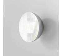 New Works Espejo de pared Aura Small, Ø 10 cm, acero inoxidable