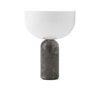 New Works Lámpara de mesa portátil Kizu Gris du marais