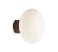 New Works Lámpara de pared Karl-Johan Smoked oak-White opal glass