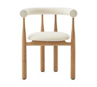 New Works Sillón con reposabrazos Bukowski tapizado Roble. Lana Barnum