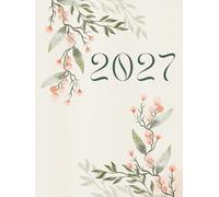 NEW YEAR Calendar. 500-Page Organiser. Full 365 Days. Stay organized, inspired, and in control. Elegant Daily Planner for Women. Daily, monthly and ... Cream Paper. Beautiful Pastel colors, flowers
