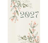 NEW YEAR Calendar. 500-Page Organiser. Full 365 Days. Stay organized, inspired, and in control. Elegant Daily Planner for Women. Daily, monthly and ... Paper. Beautiful Pastel colors, flowers.