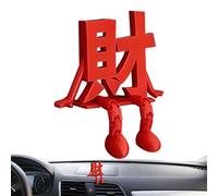 New Year Desk Decor -Year Of The Horse | Cai Character Seasonal Decor | 2026 Horse Years Tabletop Crafts | For Bookcase Window Sill Bookshelf Display Cabinet Nightstand Study Bedroom Living Room
