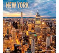 New York City 2027 12 X 24 Inch (Hanging) Monthly Square Wall Calendar Foil Stamped Cover Plastic-Free: Original BrownTrout-Kalender [Mehrsprachig] [Kalender]