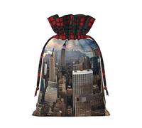 New York Fashion City Print Festivo Cordón Regalo Bolsas ecológicas Reutilizables Cumpleaños Boda Fiesta