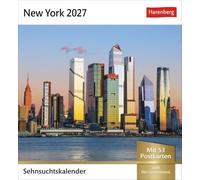 New York Sehnsuchtskalender 2027 - Wochenkalender mit 53 Postkarten: Der Big Apple in einem Foto-Kalender für den Tisch. Aufstellkalender mit 53 ... ein bisschen Fernweh. Auch zum Aufhängen
